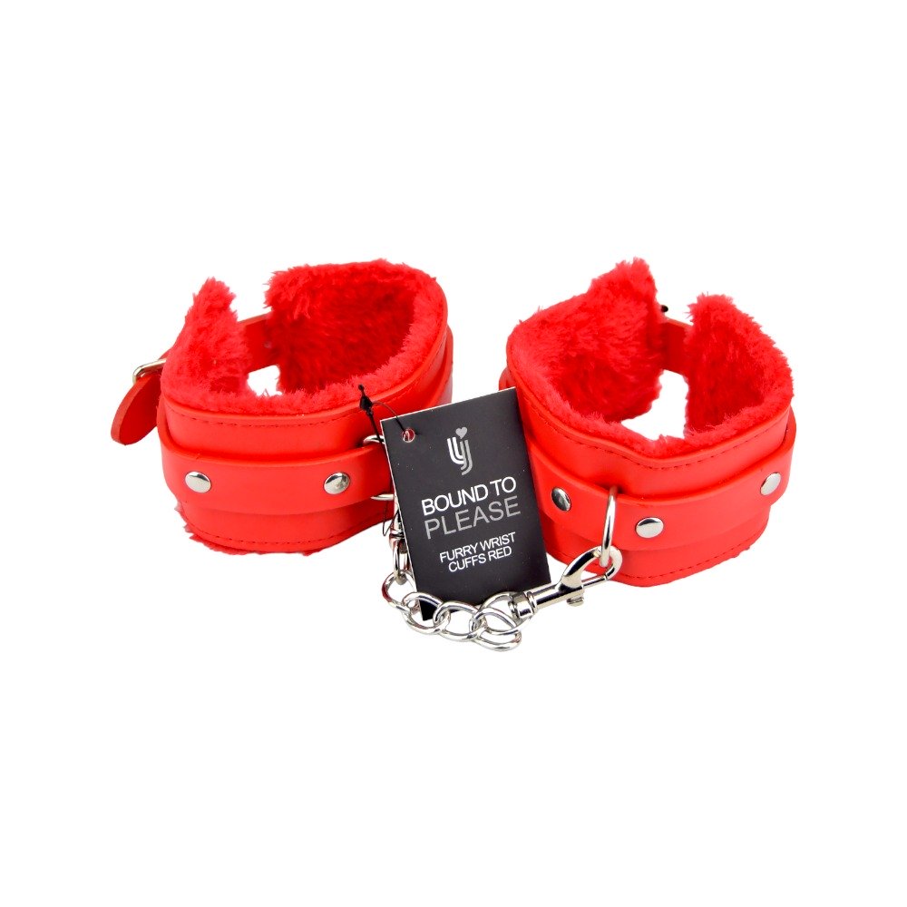 n11933-bound-to-please-furry-plush-wrist-cuffs-red-4