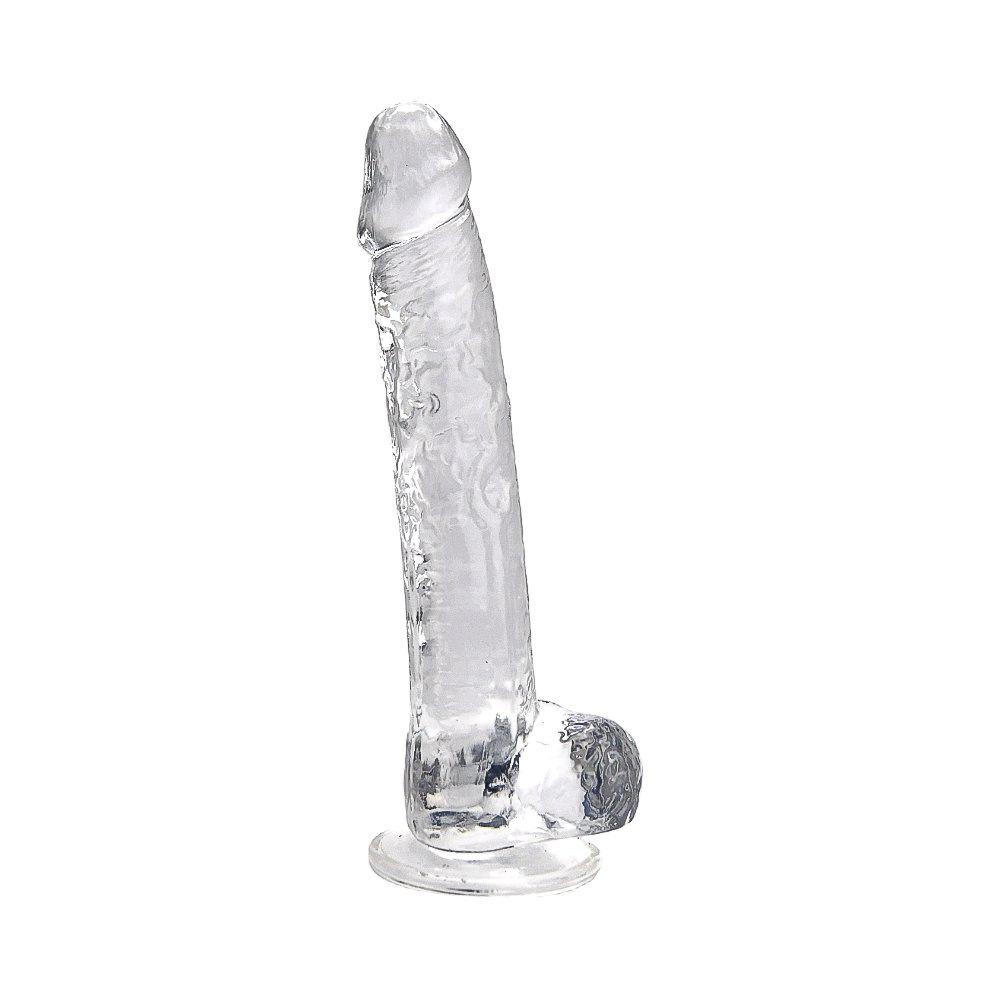 n12189-loving-joy-11-inch-dildo-with-balls-clear-1