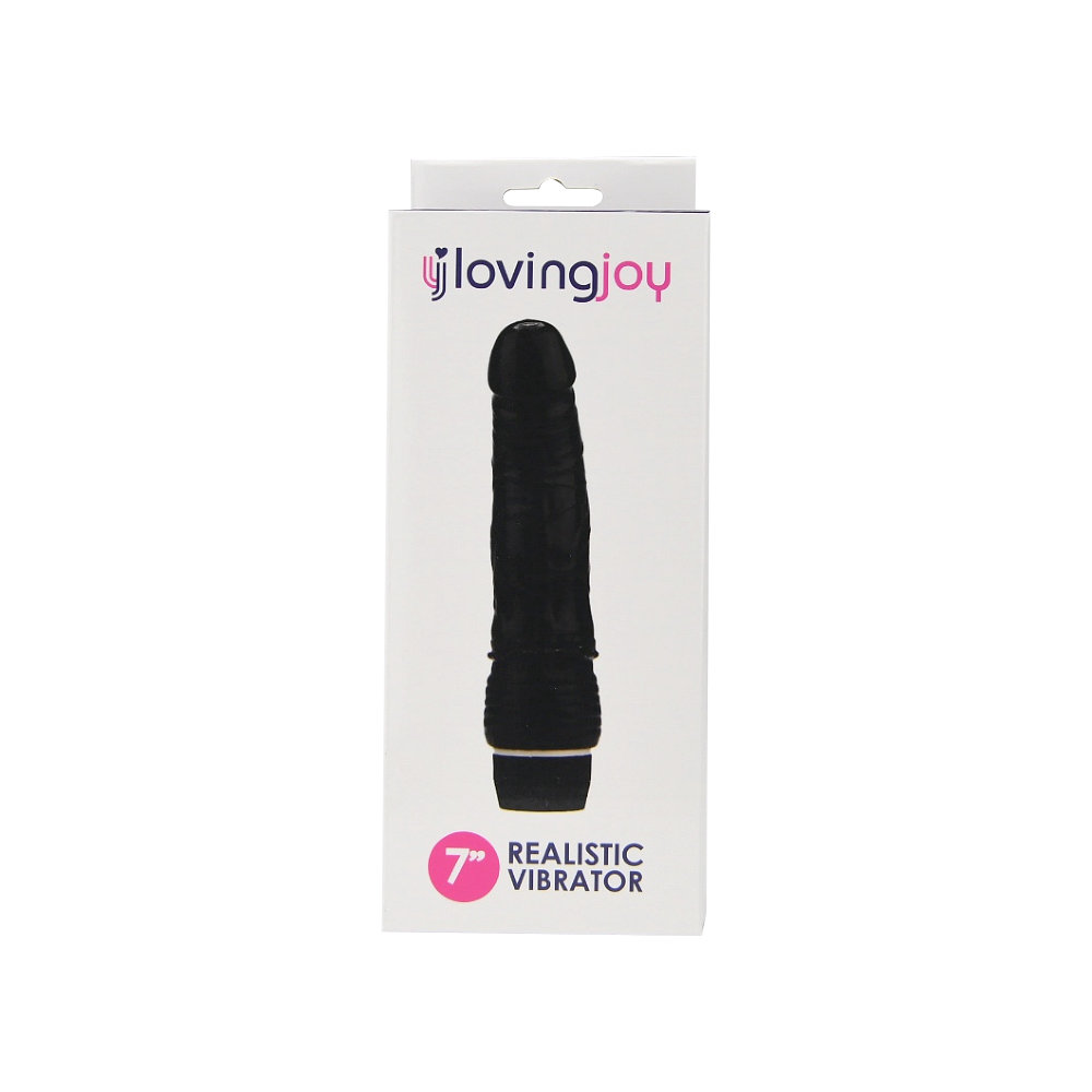n12398-loving-joy-7-inch-realistic-vibrator-black-pkg