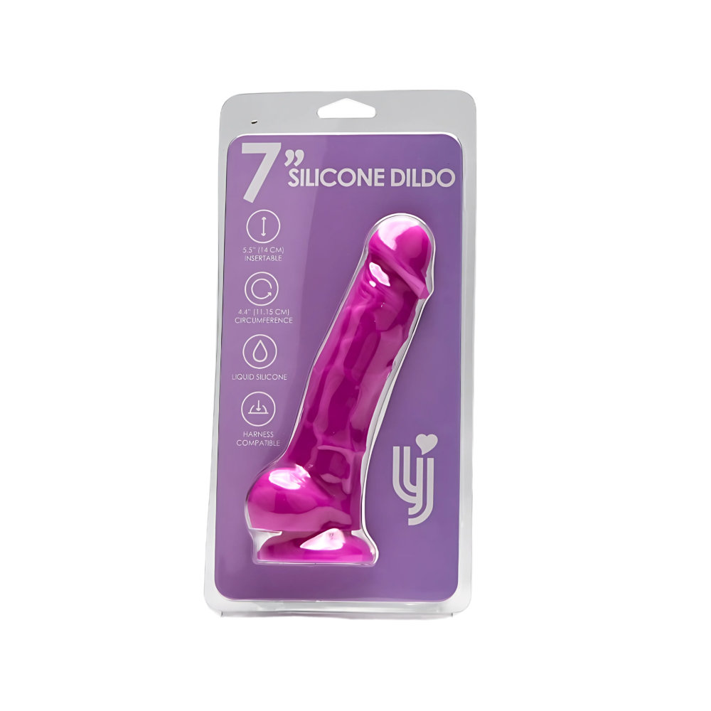 n12028-loving-joy-7-inch-realistic-silicone-dildo-with-suction-cup-and-balls-purple-new-pkg
